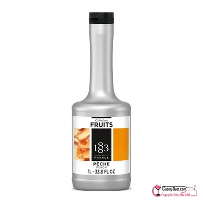 1883 Mứt Sệt Đào 1L, Chai 1L, thùng 6