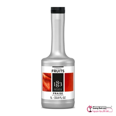 1883 Mứt Sệt Dâu Tây 1L, Chai 1L, thùng 6