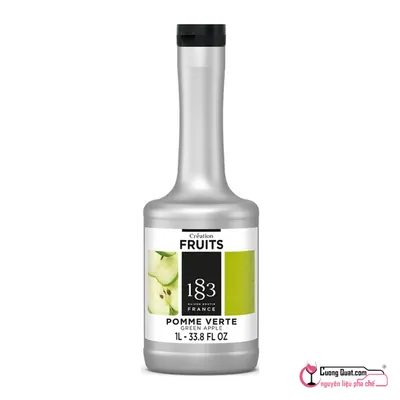 1883 Mứt Sệt Táo Xanh 1L, Chai 1L, thùng 6