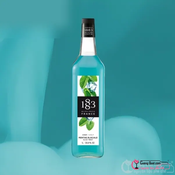 1883 Siro Bạc Hà Lạnh 1L, Chai 1L, thùng 6