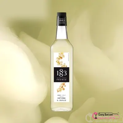 1883 Siro Bắp Rang Popcorn 1L, Chai 1L, thùng 6