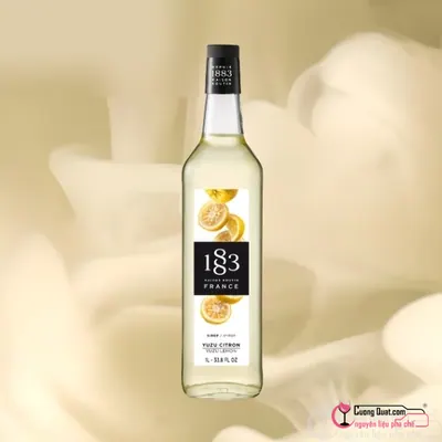 1883 Siro Chanh Yuzu 1L, Chai 1L, thùng 6