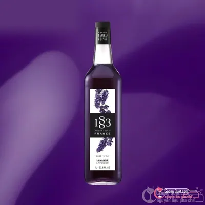 1883 Siro Hoa Oải Hương Lavender 1L, Chai 1L, thùng 6