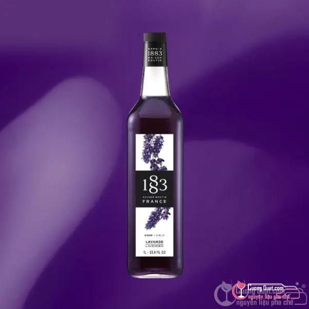 1883 Siro Hoa Oải Hương Lavender 1L, Chai 1L, thùng 6