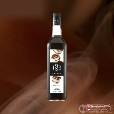 1883 Siro Tiramisu 1L, Chai 1L, thùng 6