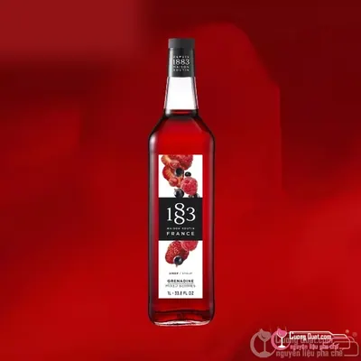 1883 Siro Trái Mọng Tổng Hợp Grenadine 1L, Chai 1L, thùng 6