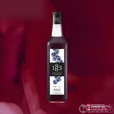 1883 Siro Việt Quất 1L, Chai 1L, thùng 6