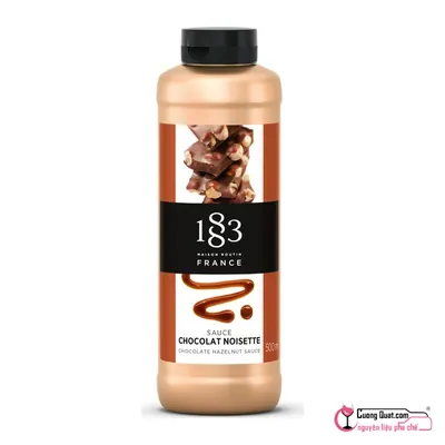 1883 Sốt Sô Cô La Hạt Phỉ 500g, Chai 500g, thùng 6