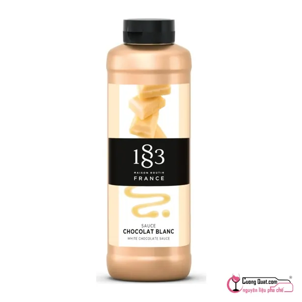 1883 Sốt Sô Cô La Trắng 500g, Chai 500g, thùng 6