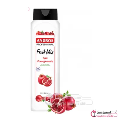 Andros Fruit Mix Lựu 820ml, Chai 820ml, thùng 8