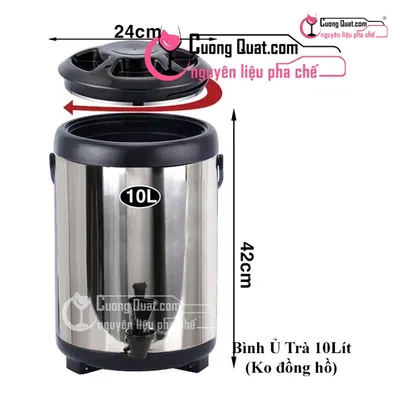 Bình Ủ Trà 10L (Không Đồng Hồ), Cái 10L
