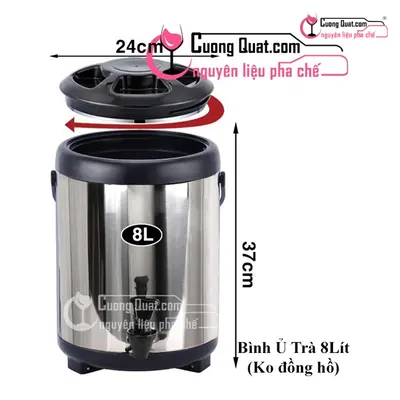 Bình Ủ Trà 8L (Không Đồng Hồ), Cái 8L