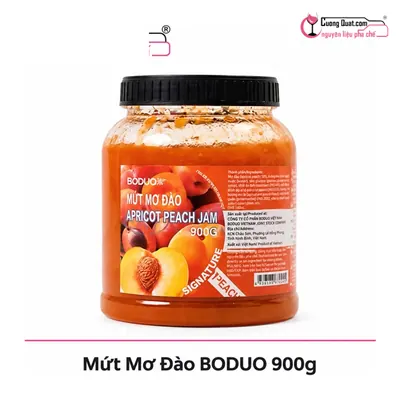 Boduo Mơ Đào 900g, Hộp 900g, thùng 12