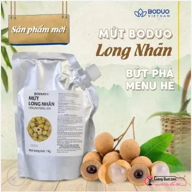 Boduo Nhãn 1kg, Gói 1kg, thùng 15