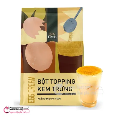 Bột Kem Trứng Dans 500g, Gói 500g, thùng 16
