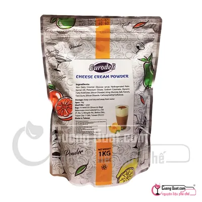 Bột Màng Sữa Eurodeli Phô Mai 1kg, Gói 1kg, thùng 20