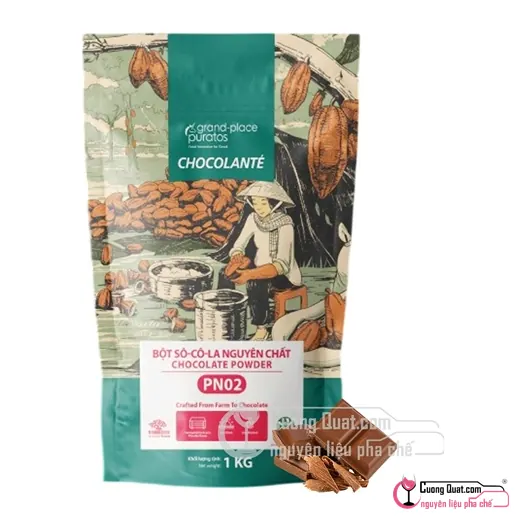 Bột Sô Cô La Puratos 1kg, Gói 1kg, thùng 10