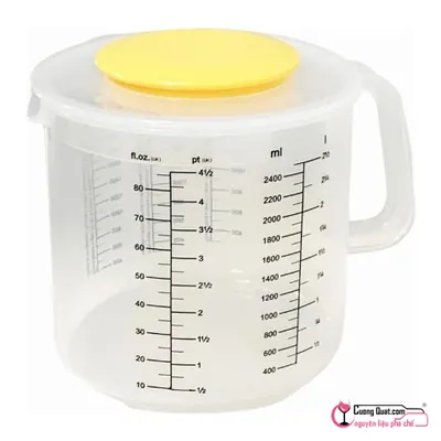 Ca Nhựa Đánh Trứng & Kem Có Nắp 2.5L, Cái 2.5L