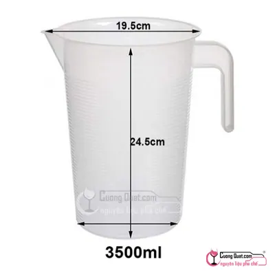 Ca Nhựa Nắp 3.5L, Cái 3.5L