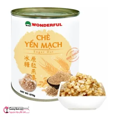 Chè Yến Mạch Wonderful 870g, Hộp 870g, thùng 12