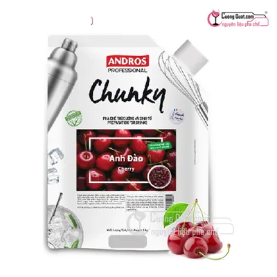 Chunky Cherry 1kg, Gói 1kg, thùng 8