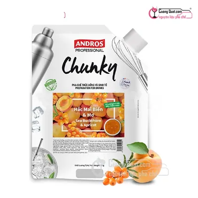 Chunky Hắc Mai Biển Mơ 1kg, Gói 1kg, thùng 8