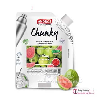 Chunky Ổi Hồng 1kg, Gói 1kg, thùng 8
