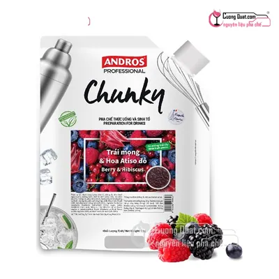 Chunky Trái Mọng Atiso Đỏ 1kg, Gói 1kg, thùng 8
