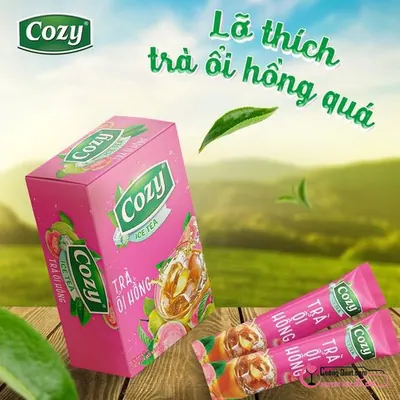 Cozy Trà Hòa Tan Ổi Hồng 240g, Hộp 240g