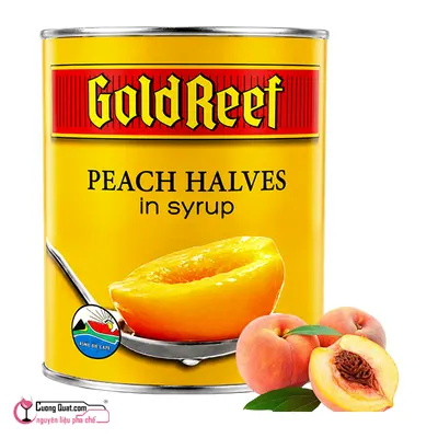 Đào Ngâm GoldReef 825g, Hộp 825g, thùng 12