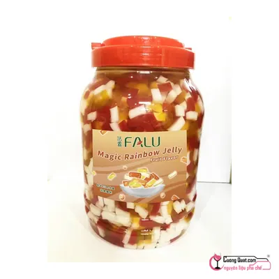 Falu Thạch Trái Cây 4kg, Hủ 4kg, thùng 4