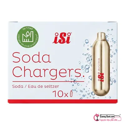 Gas ISI Làm SODA 100g (Hộp 10 viên), Hộp 100g, thùng 36