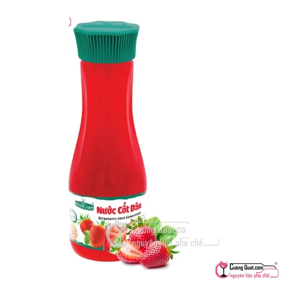 GDF Nước Cốt Dâu 800ml, Chai 800ml, thùng 12
