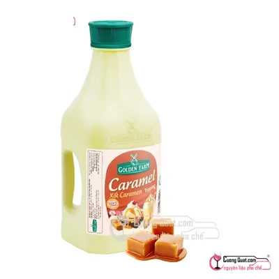 GDF Sốt Caramel 2.5kg, Chai 2.5kg, thùng 4