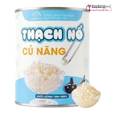 Hạt Nổ Củ Năng Trắng Lotus 900g, Hộp 900g, thùng 12
