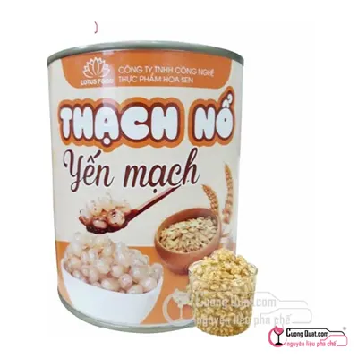 Hạt Nổ Củ Năng Yến Mạch Lotus 850g, Hộp 850g, thùng 12