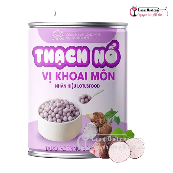 Hạt Nổ Khoai Môn Lotus 900g, Hộp 900g, thùng 12