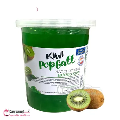 Hùng Chương Thủy Tinh 1kg Kiwi, Hủ 1kg, thùng 12