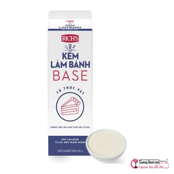 Kem Làm Bánh Base 907g, Hộp 907g, thùng 12