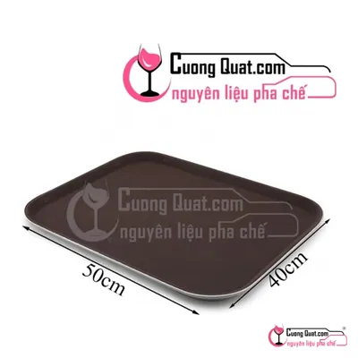 Khay Chữ Nhật Chống Trượt 40x50cm, Cái