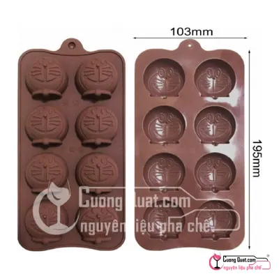 Khay Silicon Nâu Doremon, Cái
