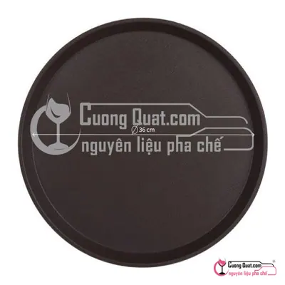 Khay Tròn Chống Trượt 36cm, Cái