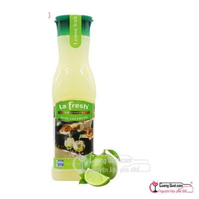 La Fresh Cốt Chanh 650ml, Chai 650ml, thùng 12