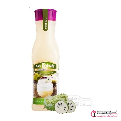 La Fresh Cốt Mãng Cầu 650ml, Chai 650ml, thùng 12