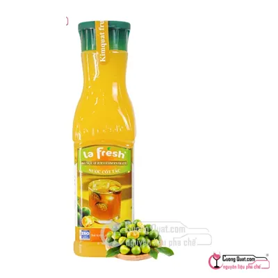 La Fresh Cốt Tắc 650ml, Chai 650ml, thùng 12