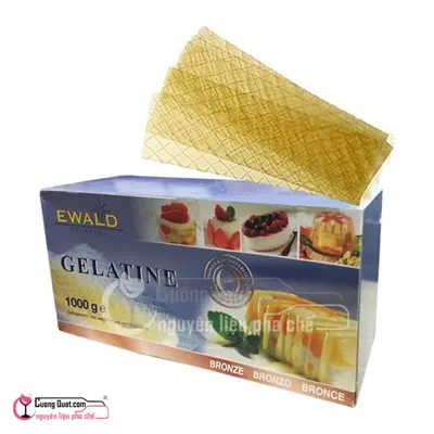 Lá Gelatin Hộp Lớn 1kg, Hộp 1kg