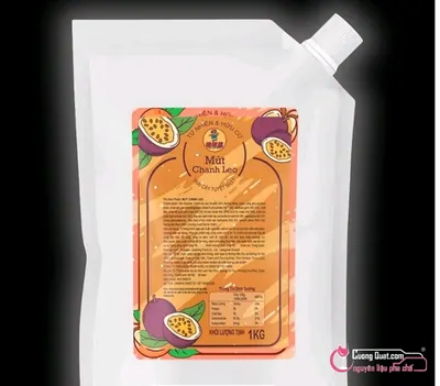 Lermao Mứt Chanh Dây 1kg, Túi 1kg, thùng 12