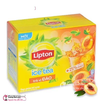 Lipton Trà Đào 192g, Hộp 192g, thùng 30