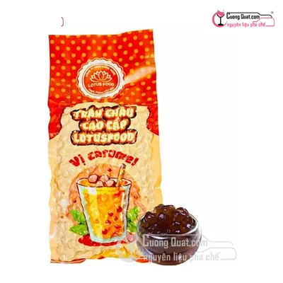Lotus Trân Châu Caramel Đặc Biệt 1kg, Gói 1kg, thùng 18