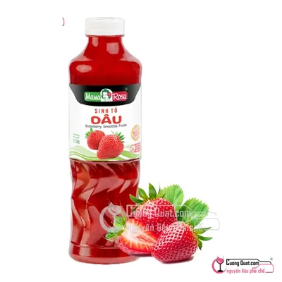 Mama Sinh Tố Dâu 1L, Chai 1L, thùng 12